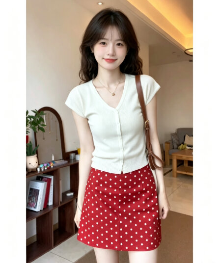 여름 전체 집합 한 부서 분위기 센스 착용 가져 가라. 마이크로 지방 슬림해 보이는 배 모양 몸 점프 슈트 치마 투피스 슈트 여성