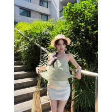 实拍实价时尚短款法式甜美套装
