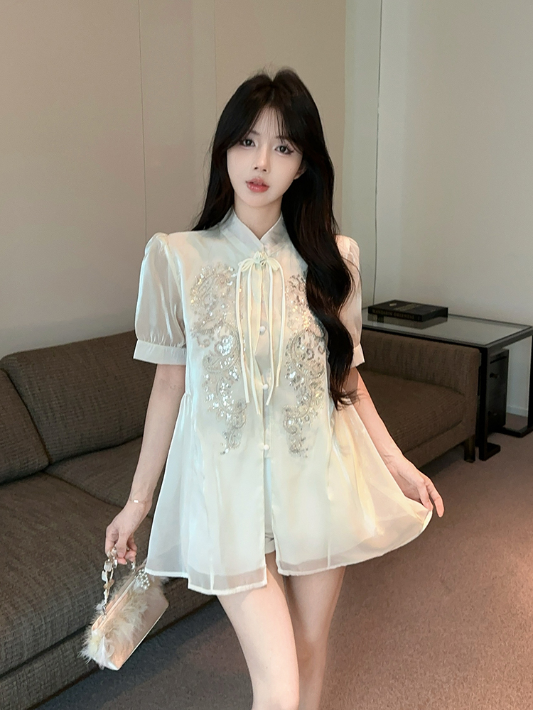 실사 정가 중식 품격 셔츠 오픈 가디건