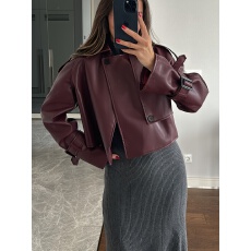 批发品质跨境 速卖通 亚马逊 外贸 希音 TikTo皮衣外套