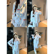 批发秋冬新款<b class='q'>睡衣</b>加厚夹棉保暖家居服女