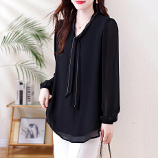 批发大码女装2025秋新款胖MM洋气高级气质宽松百搭显瘦遮肚时髦上衣