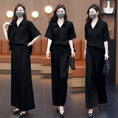 批发大码女装2026<b class='q'>夏</b>季新款套装胖妹妹洋气时尚减龄宽松遮肉显瘦两件套