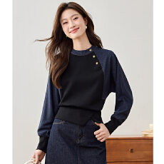 批发实拍设计感<b class='q'>牛仔</b><b class='q'>衬衫</b>女装2026春装新款宽松显瘦欧货复古别致