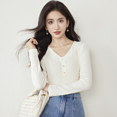 批发实2026春装新款法式温柔风气质雪纺衬衫女<b class='q'>长袖</b>别致V领上衣