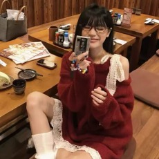 批发<b class='q'>日系</b>软糯<b class='q'>甜美</b>风蕾丝吊带针织毛衣女秋冬款温柔穿搭慵懒风保暖上衣