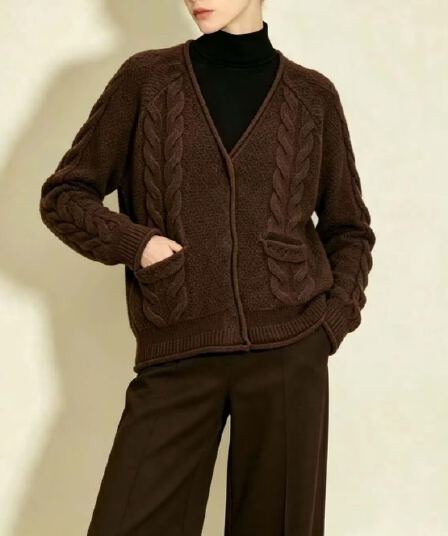 한 부서 가을 겨울 익스트림 제인 디자인 스타일 스웨터 꽈배기 레트로 맨위 카디건 코트