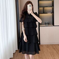 批发云妃秀大码<b class='q'>女装</b>连衣裙<b class='q'>休闲</b>时尚胖妹妹显瘦宽松韩版遮肉减龄夏