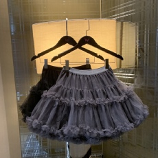 批发实拍实价 秋冬复古时尚蛋糕纱裙