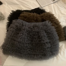 批发实拍实价 秋冬复古网纱<b class='q'>半身裙</b>