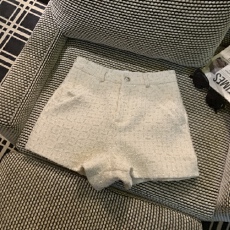 批发实拍实价 秋冬复古小香风亮闪闪短裤