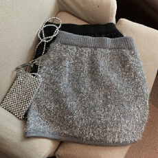 批发实拍实价 秋冬复古包臀半身裙