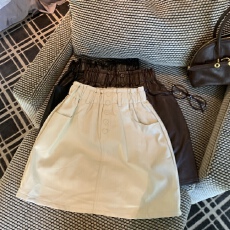 批发实拍实价 秋冬<b class='q'>复古</b>Pu皮短裙