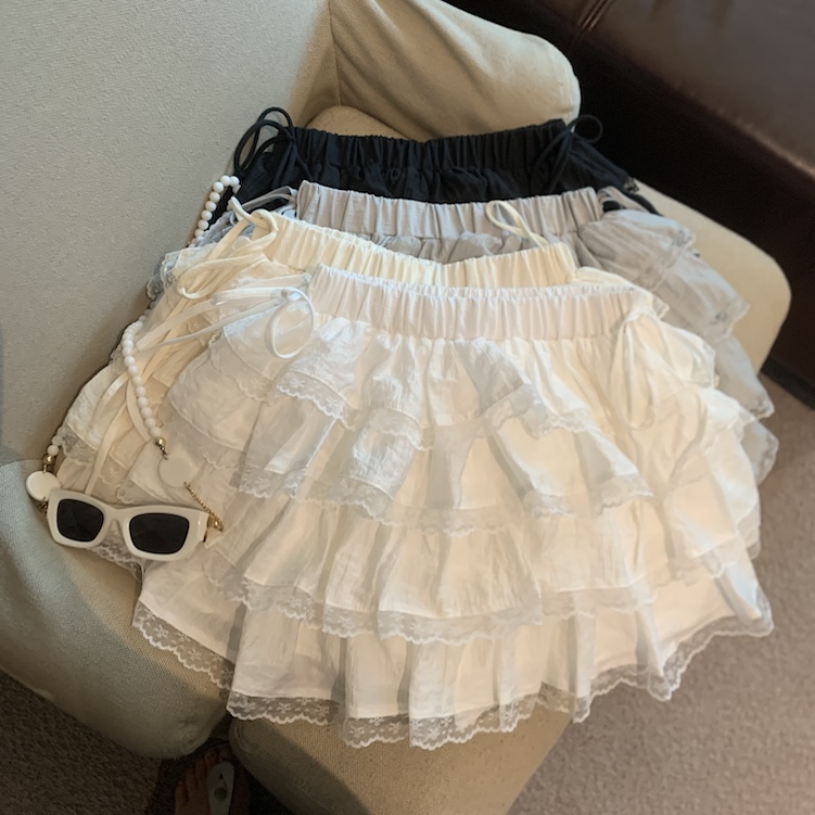 실사 정가 여름 다용도 패션 케이크 반신 스커트