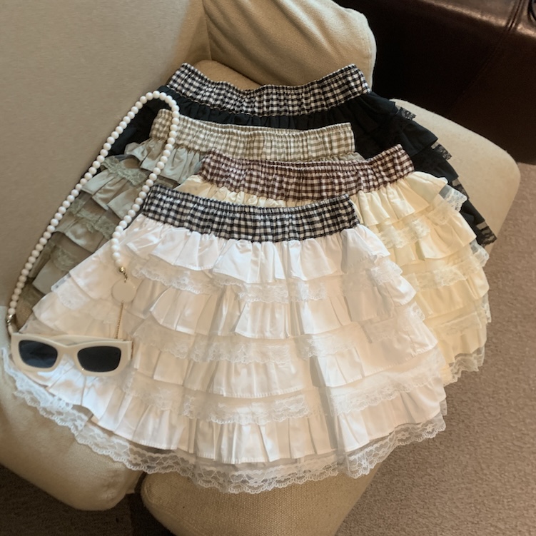 실사 정가 여름 다용도 레이스 케이크 드레스