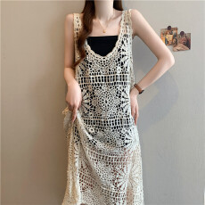 批发实拍<b class='q'>大码</b>胖MM新款长款背心<b class='q'>连衣裙</b>波西米亚搭配外穿长款<b class='q'>连衣裙</b>