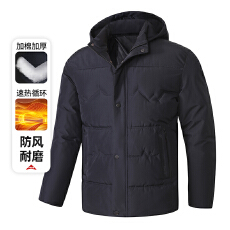 批发2025冬季棉服男新款棉衣宽松可拆卸连帽休闲加厚男装保䁔外套跨境