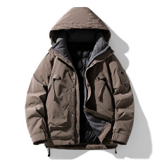 批发高品质羽绒服外套男新国标滑雪服登山服防水羽绒服男上衣夹克男