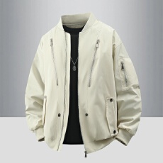 批发新款百搭夹克时尚款<b class='q'>潮</b>流时尚休闲宽松外套百搭<b class='q'>潮</b>牌夹克