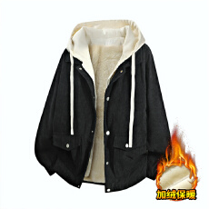 批发假两件情侣外套男生春秋薄款高级感<b class='q'>潮</b>牌痞帅炸街<b class='q'>潮</b>流宽松连帽夹克