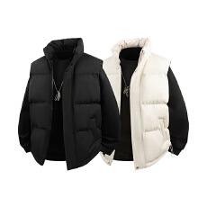 批发2025秋冬季新款棉<b class='q'>马甲</b><b class='q'>男</b>款宽松百搭立领保暖美式休闲运动旅游外套