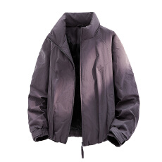 批发재고있음<b class='q'>冬</b>季新国标90羽绒服新款户外冲锋衣羽绒服外套 可二开