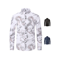 재고있음跨境欧码专供2026长袖衬衫男时尚宽松休闲纯色百搭衬衣