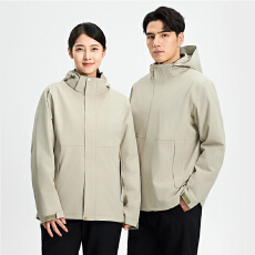 团体服羽绒保暖两件套情侣羽绒服冲锋衣羽绒内胆可拆卸防风外套