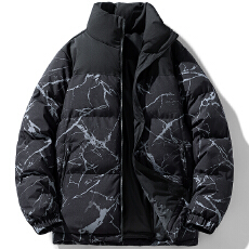 재고있음冬季棉衣男外套防寒棉服男款立领棉袄加厚男生冬装潮牌