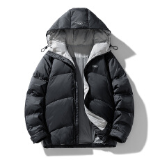 재고있음新国标羽绒服新款男女同款潮牌鸭绒潮牌连帽羽绒服外套