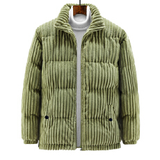 재고있음跨境秋灯芯绒棉服男冬季外套棉袄秋冬款加厚情侣棉衣