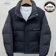 재고있음新国标男士商务行政夹克鸭绒羽绒服外套秋冬季轻保暖外套