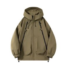 批发2026男士冲锋衣工装夹克外套秋季新潮流<b class='q'>百搭</b>休闲帅气ins潮牌衣服