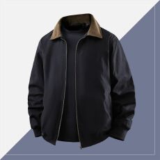 批发男士外套时尚春秋季新<b class='q'>潮</b>流百搭夹克男休闲帅气ins<b class='q'>潮</b>牌衣服