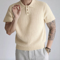 批发2026夏季跨境亚马逊3D休闲宽松舒适亲肤柔软时尚钩编针织短款毛衣