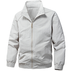 批发재고있음2026春秋季新款潮牌大版工装立领夹克男士简约时尚外套