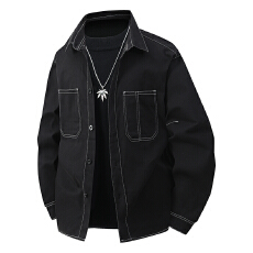 批发재고있음跨境长袖衬衫男生秋季格子衬衣外套青少年春秋<b class='q'>休闲</b>上衣服