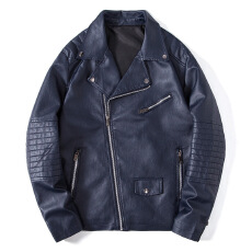 春季皮衣潮流个性时尚港风潮牌韩版机车皮夹克工装夹克外套 跨境
