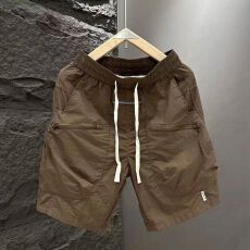 男士潮牌宽松时尚工装裤日系纯色速干休闲五分裤夏季新款百搭短裤