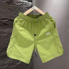 2026男士潮牌夏季薄款宽松2新款夏季透气腰部抽绳五分裤潮