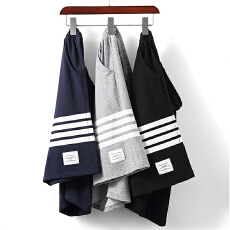 批发外贸夏季纯棉短裤男士轻薄透气运动休闲运动短裤男士直筒男跑步裤