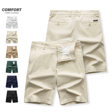 批发跨境男夏天五分裤西裤韩版潮流夏季休闲薄款沙滩裤子纯棉中短裤