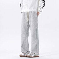 批发休闲长裤男士<b class='q'>秋</b>冬宽松百搭运动裤子针织华棉卫裤