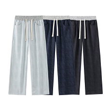 批发男款春秋季中厚款<b class='q'>美式</b>潮牌直筒运动宽松长裤运动<b class='q'>休闲</b>裤