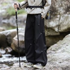 批发港风男士休闲裤潮牌宽松百搭帅气中性风运动长裤学院风学生青少年