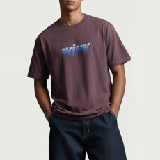 外贸夏季新款冰丝短袖字母印花凉感透气宽松百搭美式半袖T恤衫男