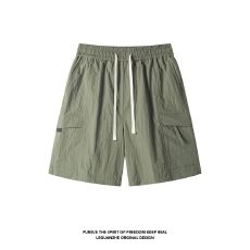 재고있음速干短裤男士夏季外穿冰丝防晒男款休闲裤男运动五分裤子
