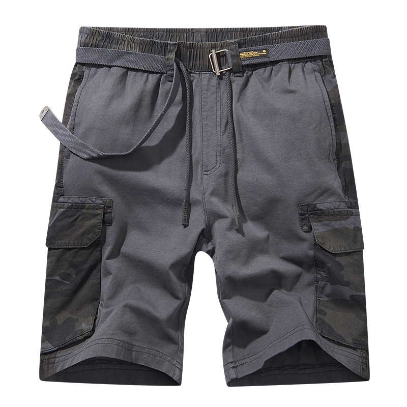 야외 워크웨어 팬츠 대외 무역 남자 조수 브랜드 오부 바지 단색 내마모 루즈핏 스트레이트 운동 캐주얼 다용도 반바지