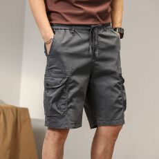 批发港风男士休闲裤潮牌宽松百搭帅气中性风运动短裤学院风学生青少年