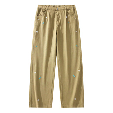 批发재고있음<b class='q'>休闲</b>裤男2026新款夏季宽松直筒纯棉<b class='q'>美式</b>工装裤子